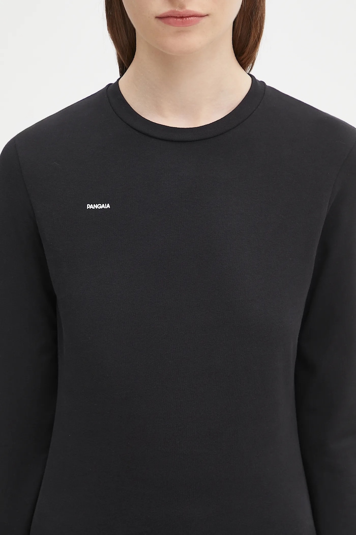 Pangaia longsleeve shirt Cotton-Stretch Long-Sleeved Top black 10002429