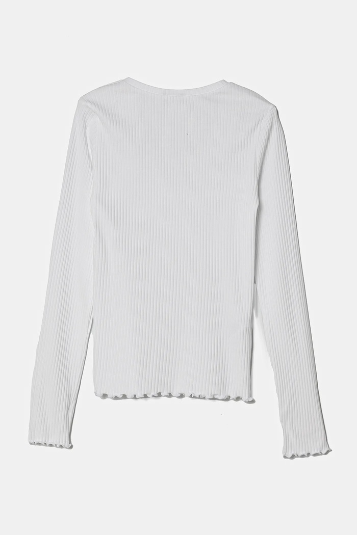 United Colors of Benetton longsleeve dziecięcy 3F1AC10N1.G.Seasonal biały SS25