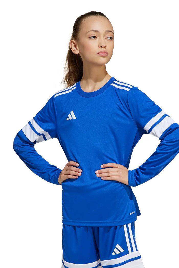 adidas Performance longsleeve copii print albastru JJ0046