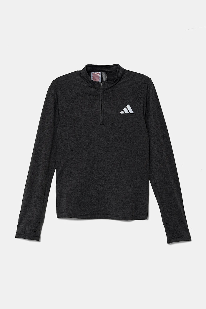 adidas maglietta a maniche lunghe per bambini JD0127 grigio SS25
