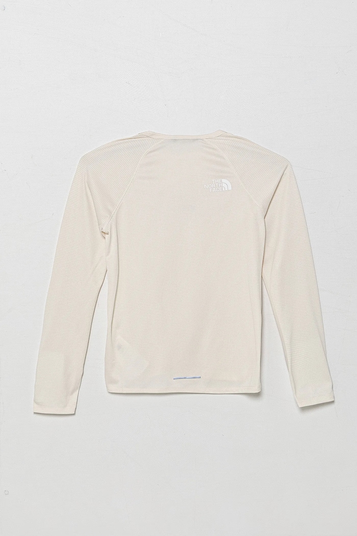 The North Face longsleeve dziecięcy TEEN SUNRISER L/S TEE NF0A8AN6QLI1 beżowy SS25