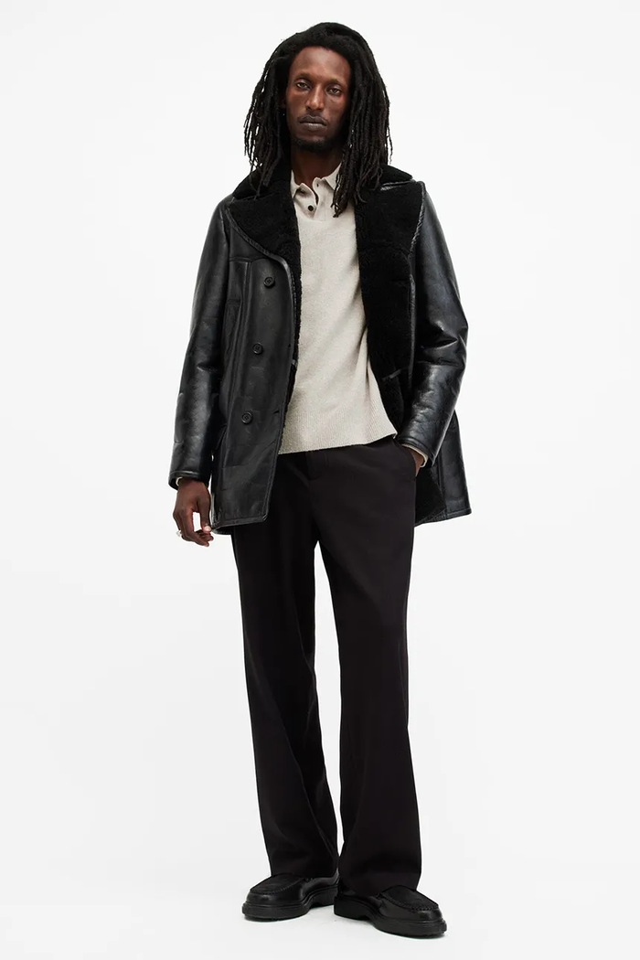 AllSaints sweter z domieszką wełny STATTEN M038KA