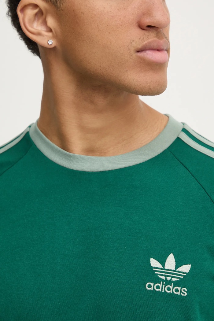 Tričko s dlouhým rukávem adidas Originals 3-Stripes JD0540