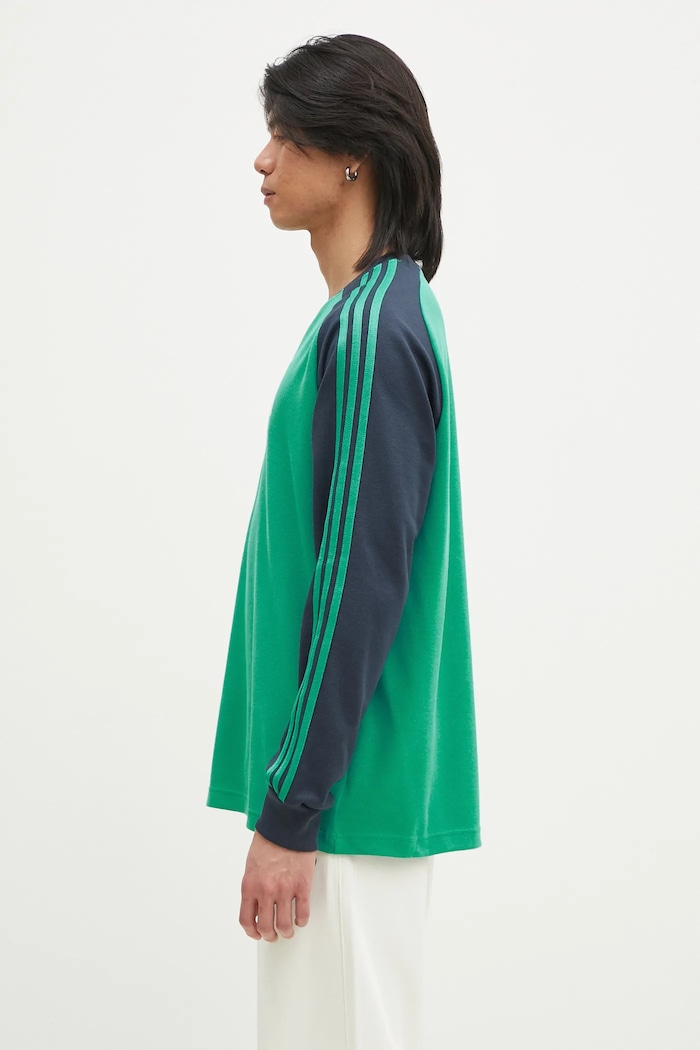 adidas Originals longsleeve shirt JERSEY JC8373 green SS25