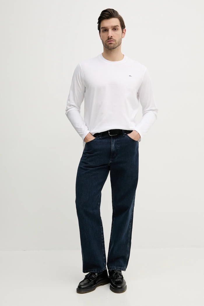 Paul&Shark longsleeve bawełniany C0P1093 biały SS25