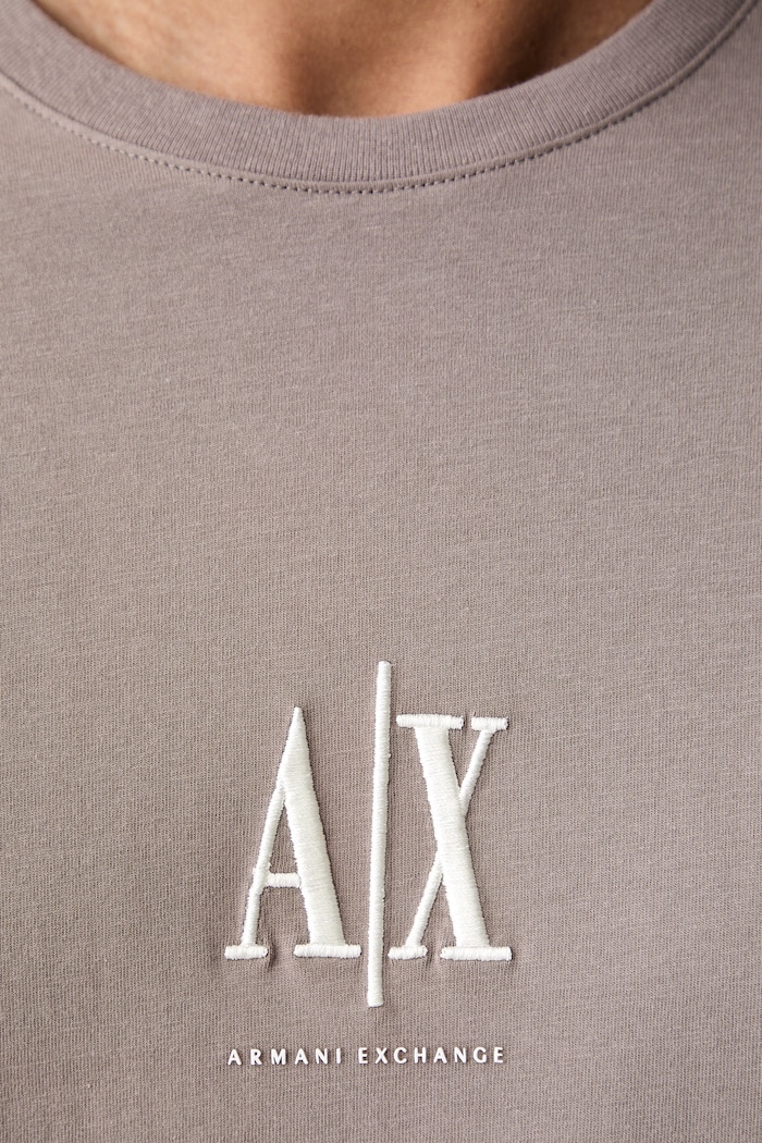 Armani Exchange longsleeve męski bawełniany XM000364.AF12308.NOS beżowy