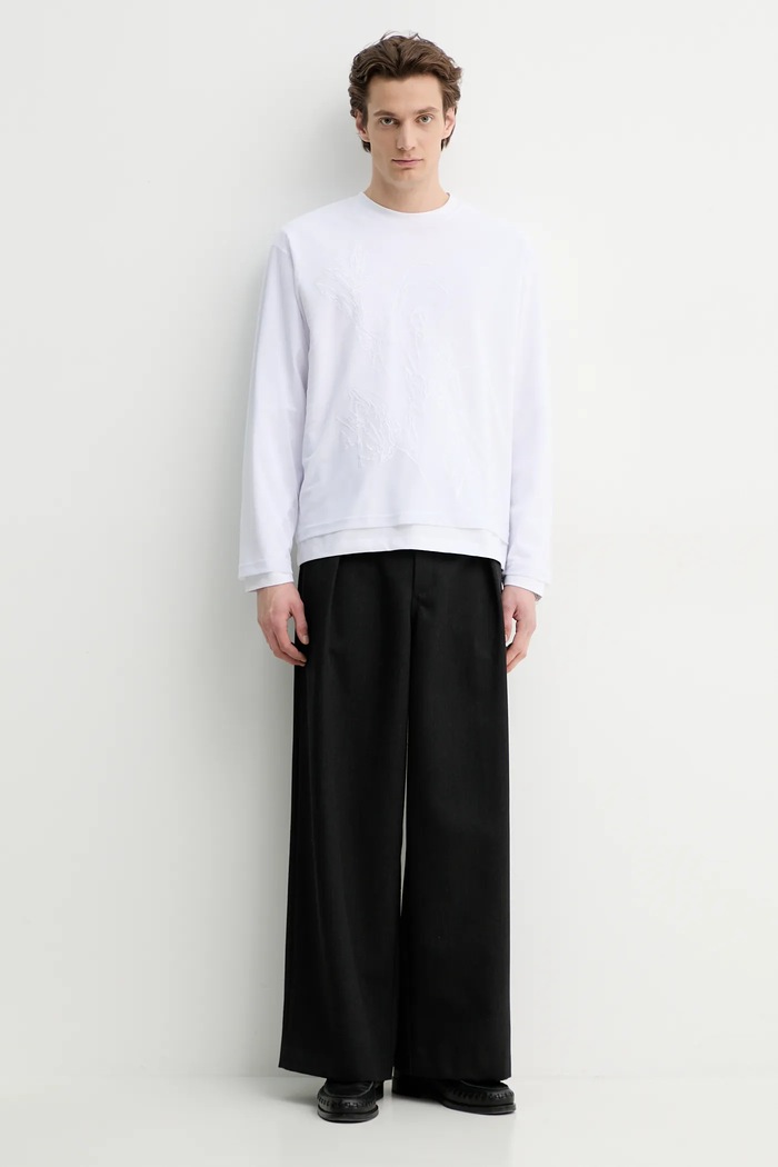 Heliot Emil hosszú ujjú SS25.M.09.137.WHT02 fehér SS25