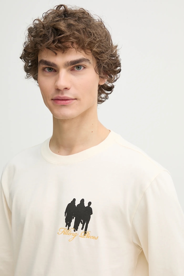 Filling Pieces longsleeve bawełniany 80499879936 beżowy