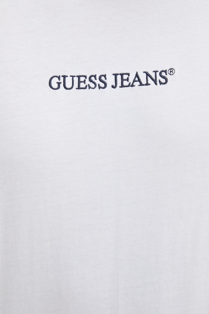 Pamučna majica dugih rukava Guess Jeans M5RI84.K8HM0 bijela