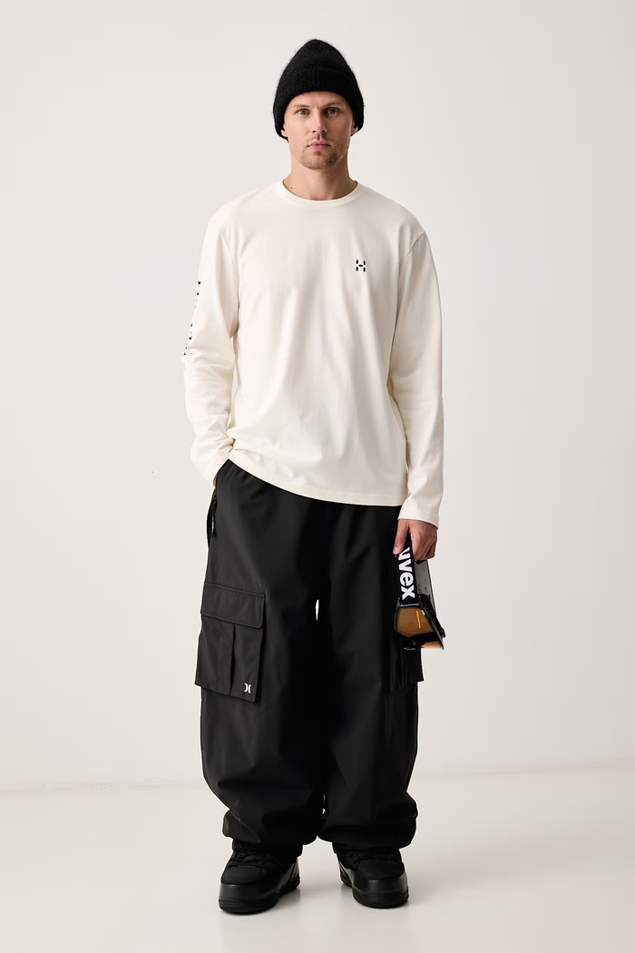 Haglöfs Longsleeve męski bawełniany 607660 beżowy AW25