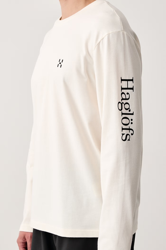 Longsleeve męski bawełniany Haglöfs 607660 beżowy