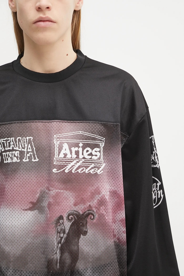Majica dugih rukava Aries Ramscape Airtex LS Tee AR4005003