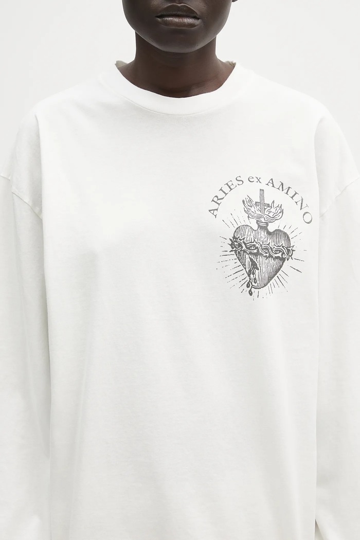 Bavlněné tričko s dlouhým rukávem Aries Faded Aries Ex Amino LS Tee AR6002403