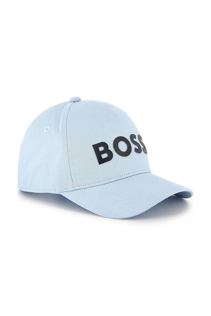 BOSS Șapcă din bumbac pentru copii albastru J51681