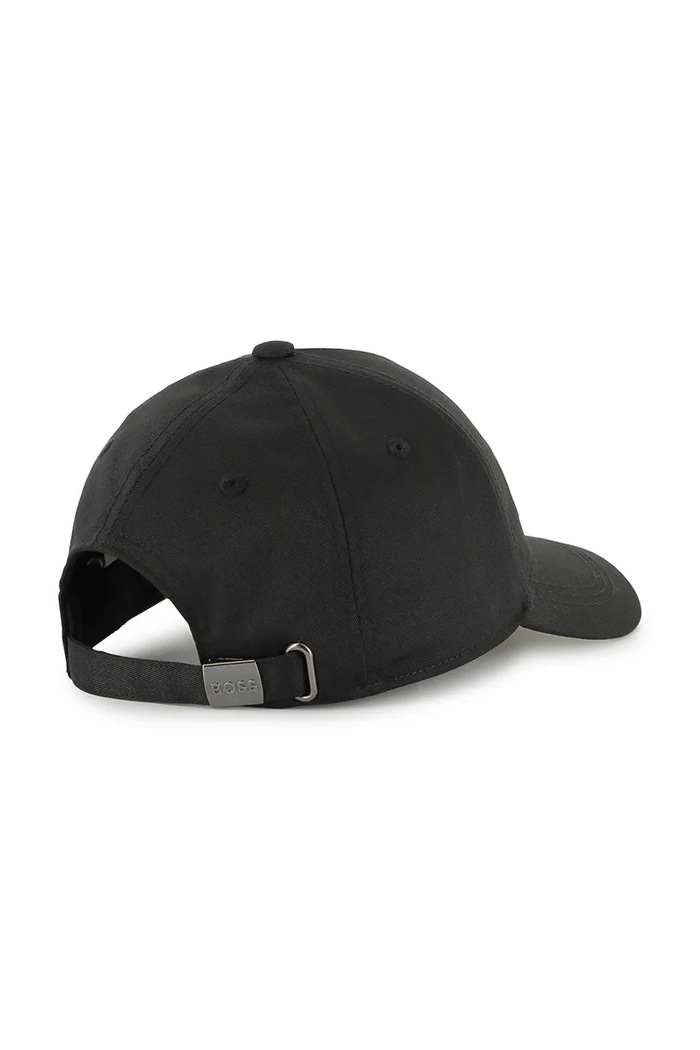 BOSS czapka z daszkiem dziecięca J51689 czarny SS25
