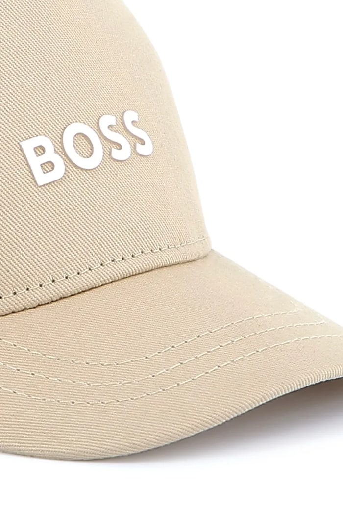BOSS șapcă din bumbac pentru copii bej J51693