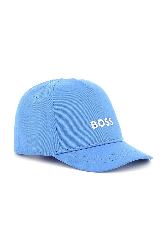 BOSS Șapcă din bumbac pentru copii albastru J51693