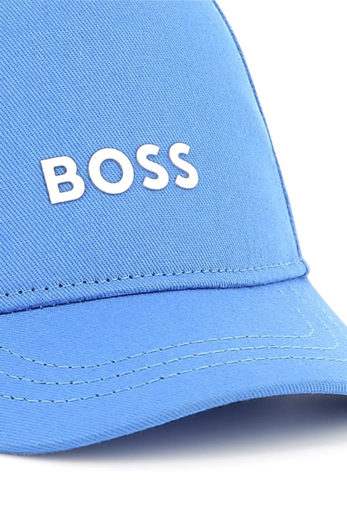 BOSS Șapcă din bumbac pentru copii J51693 albastru SS25