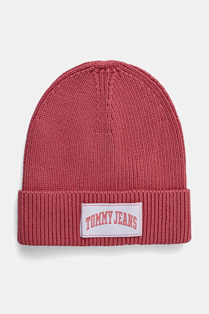 Tommy Jeans caciula imprimeu roz AW0AW16993