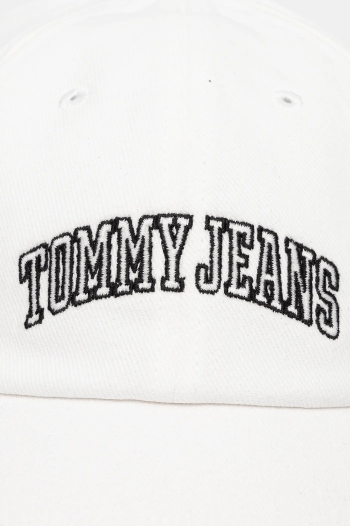 Doplnky Bavlnená šiltovka Tommy Jeans AW0AW16992 biela