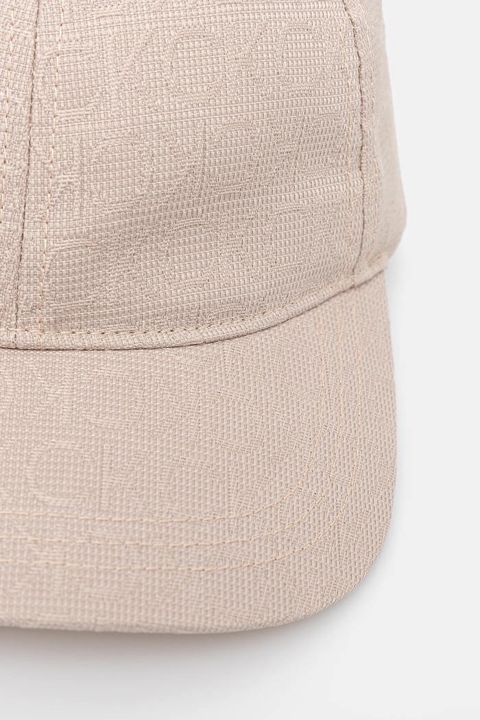 Calvin Klein czapka z daszkiem K60K612871 beżowy SS25
