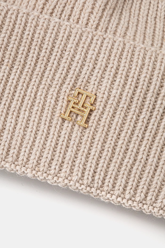Dodaci Kapa s dodatkom vune Tommy Hilfiger AW0AW16848 bež