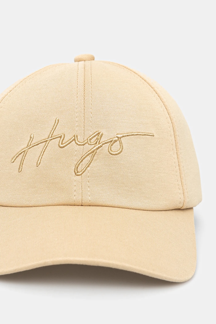Καπέλο HUGO 50519265 μπεζ SS25