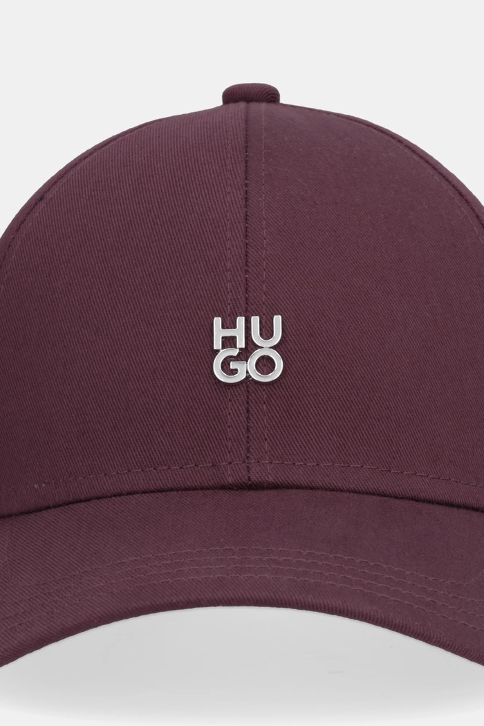 HUGO șapcă de baseball din bumbac Ally-ME 50533427 violet SS26