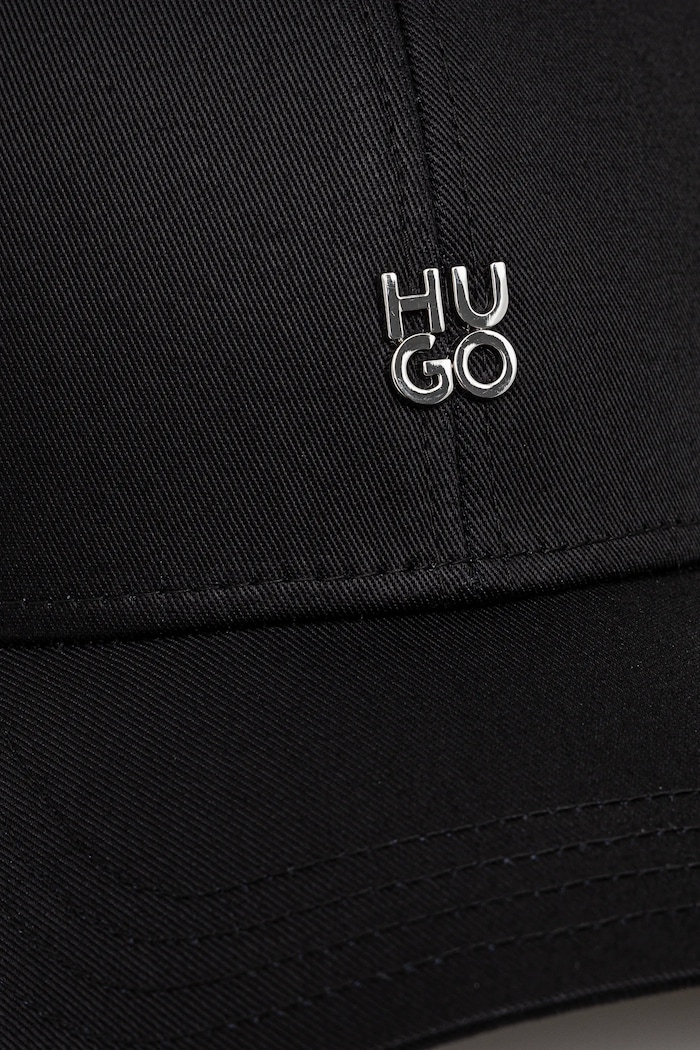 HUGO pamut baseball sapka 50533427 fekete SS26