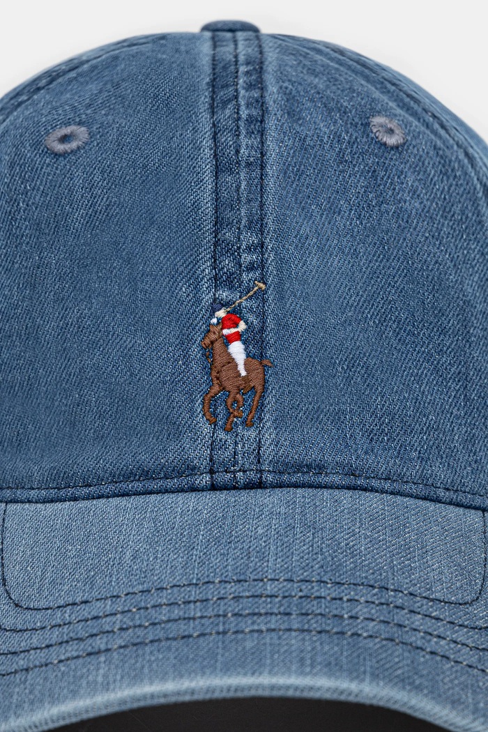 Бавовняна бейсболка Polo Ralph Lauren 211967367 блакитний SS25