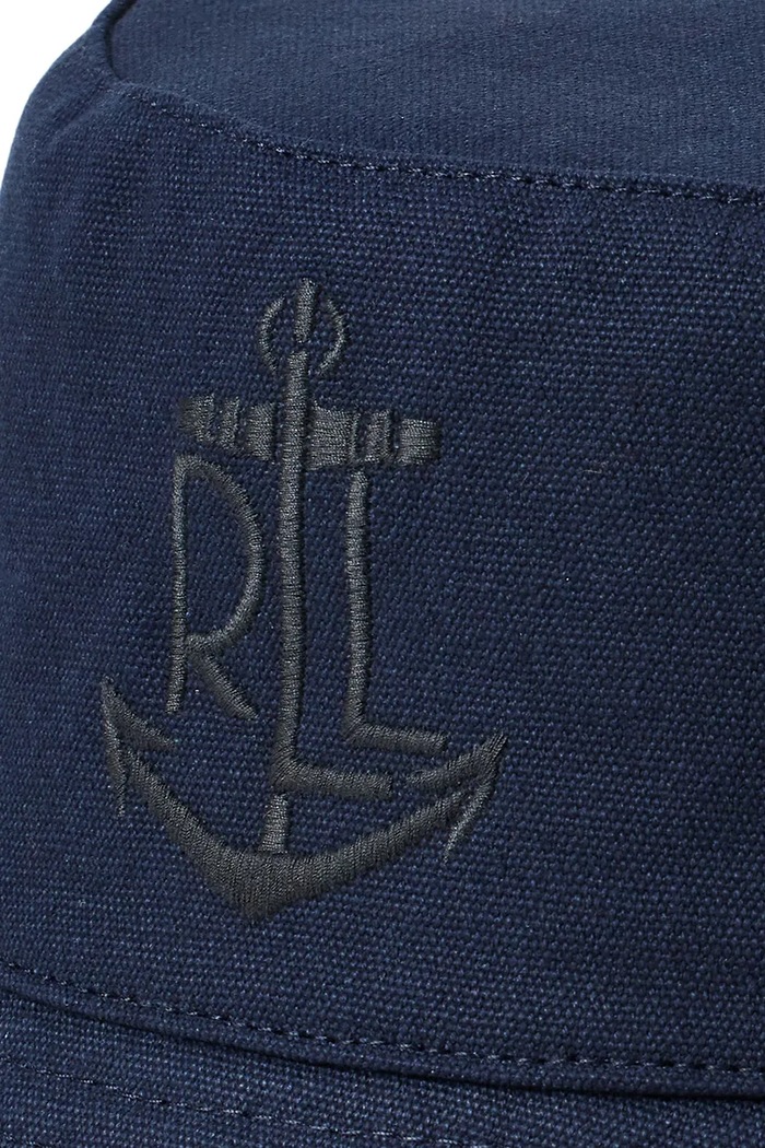 Dodaci Pamučni šešir Lauren Ralph Lauren 454966225 mornarsko plava