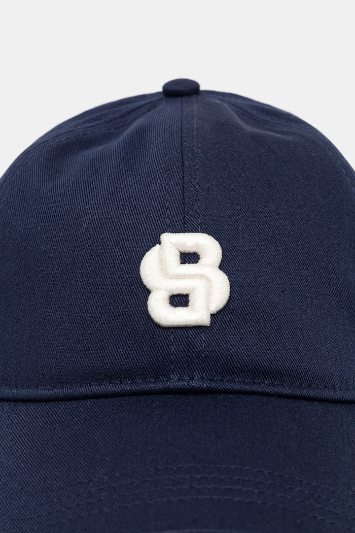 Bavlněná baseballová čepice BOSS Ari-B-ICON 50533348 námořnická modř AW25