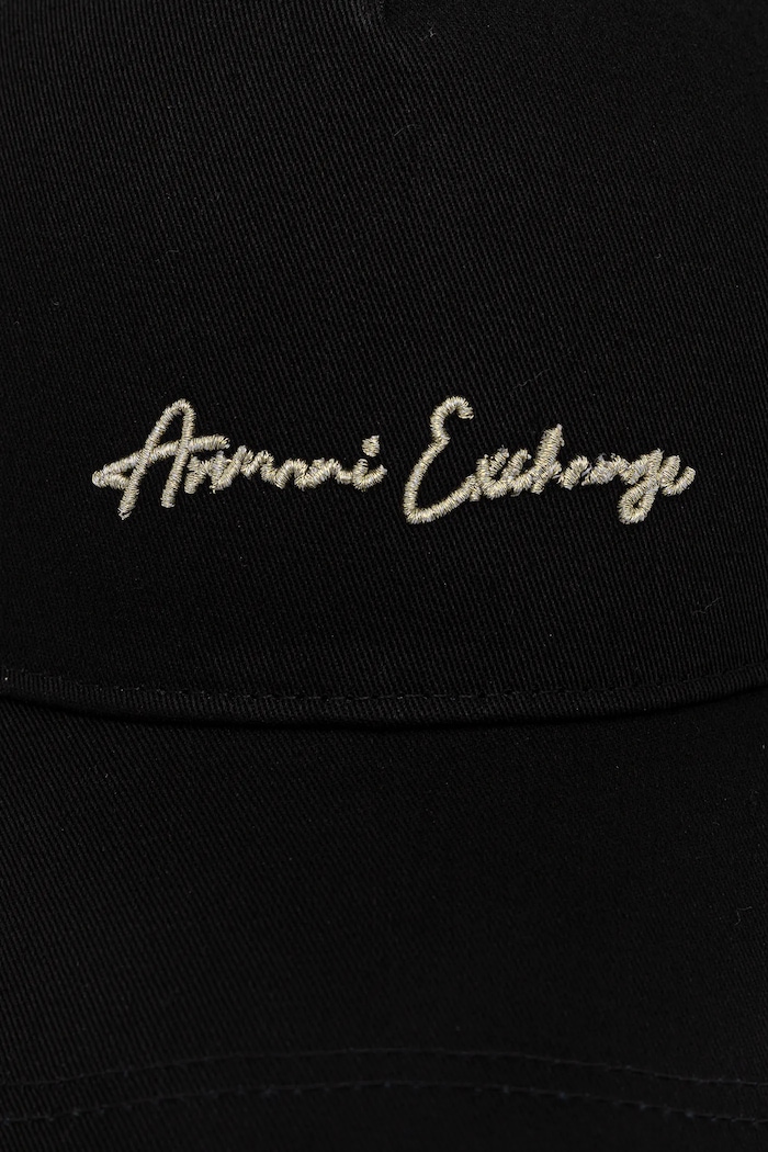 Bavlněná baseballová čepice Armani Exchange XW000956.AF13848.NOS černá AA00