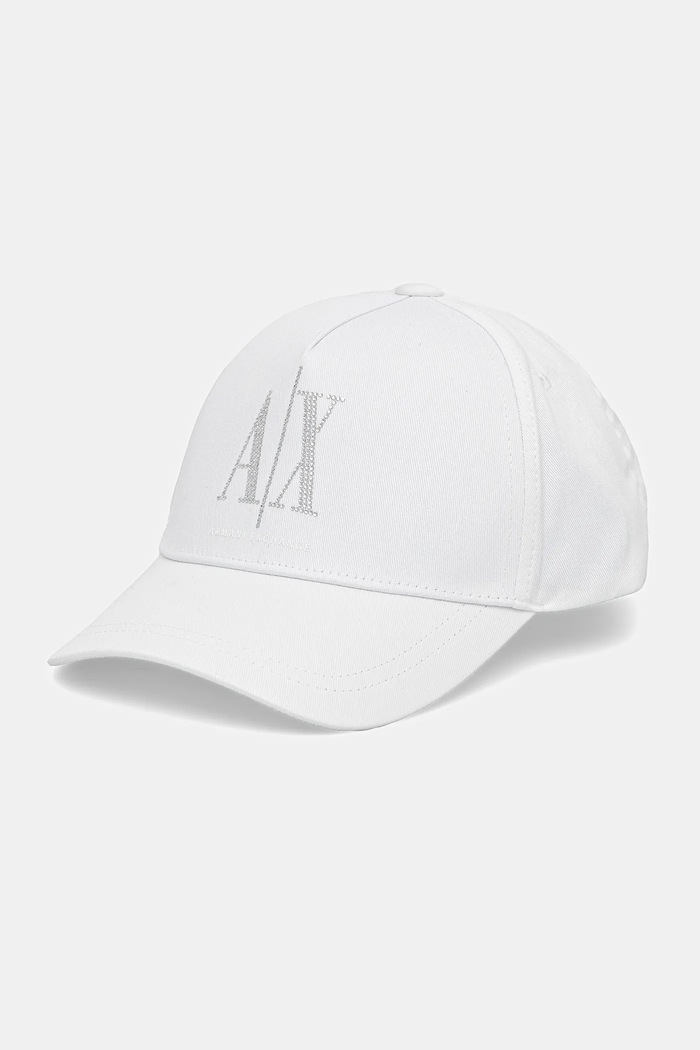 Armani Exchange șapcă de baseball din bumbac bumbac alb XW000957.AF13846.NOS