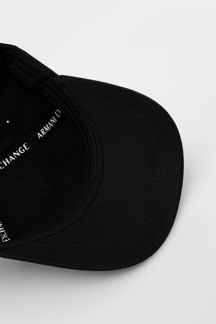 Pamučna kapa sa šiltom Armani Exchange crna XW000873.AF13334