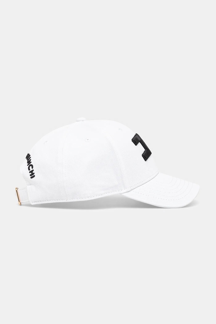 Accessori Elisabetta Franchi berretto da baseball in cotone CL06F51E2 bianco
