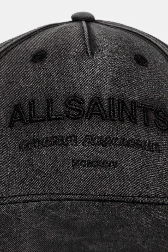 Kšiltovka AllSaints AS200842 šedá SS25
