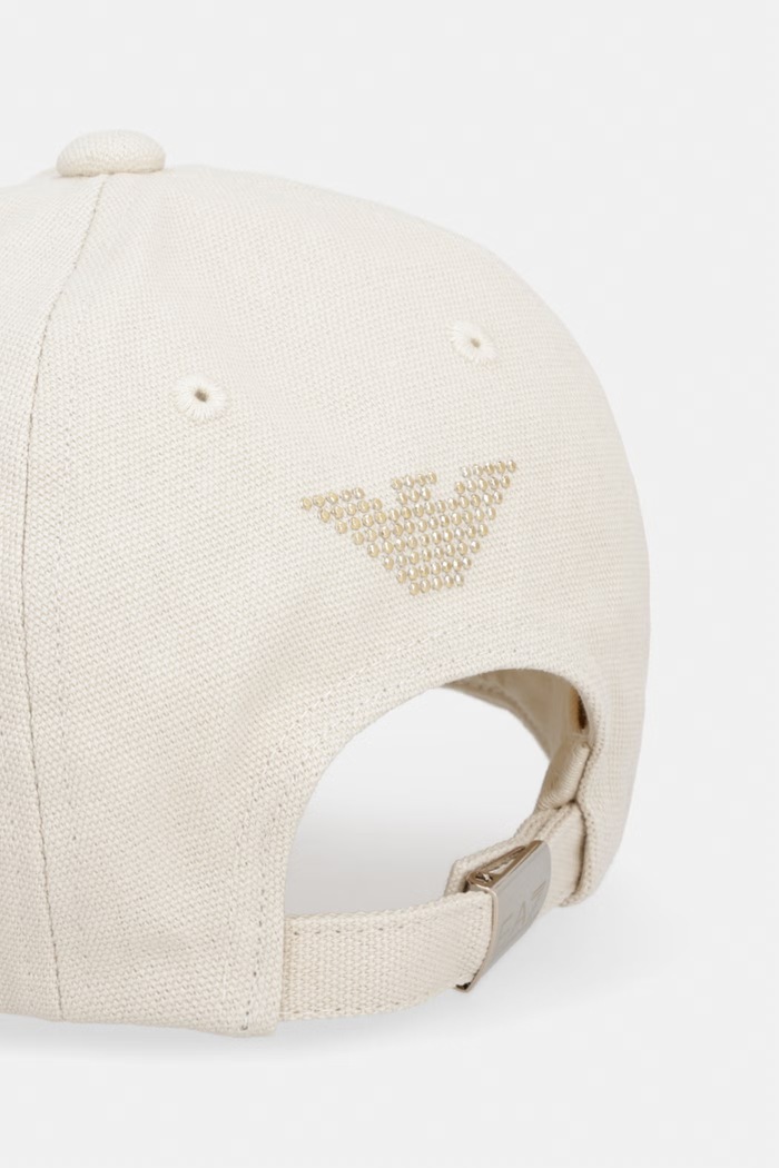 Accesorii EA7 Emporio Armani șapcă de baseball din bumbac AF13009.7W000327 bej