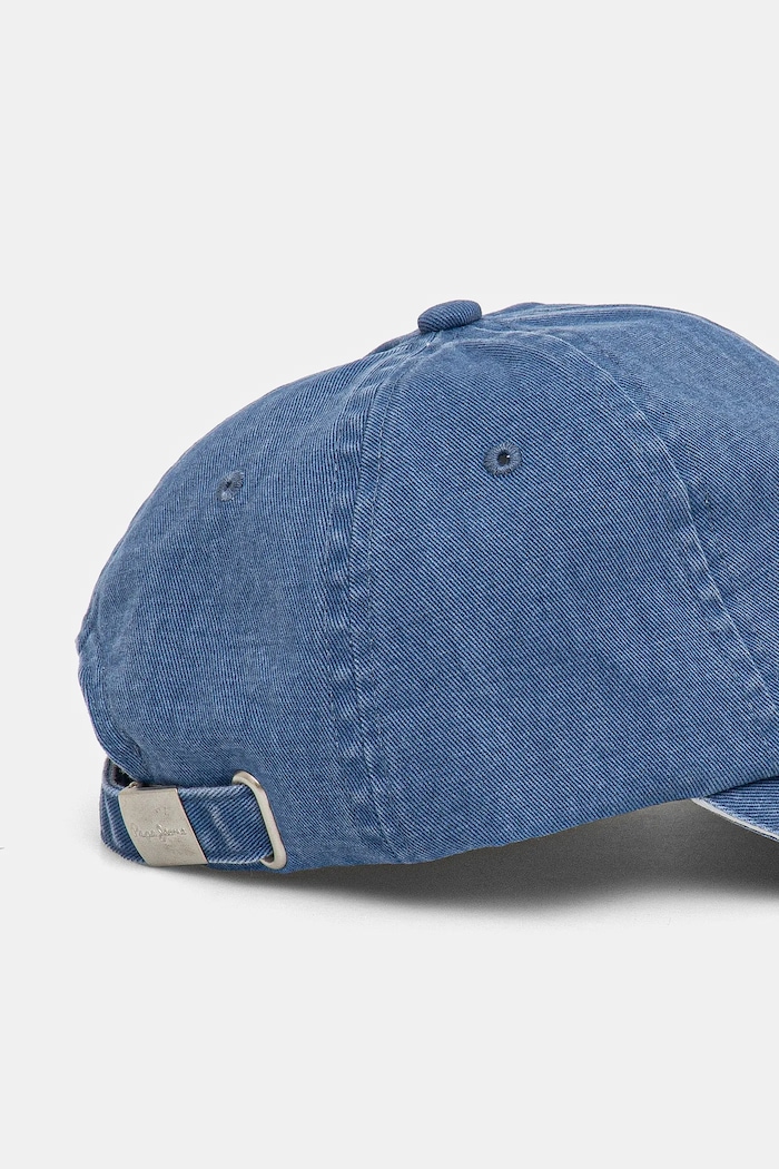 Accesorii Pepe Jeans Șapcă de baseball din bumbac WEI CAP PL040364 albastru