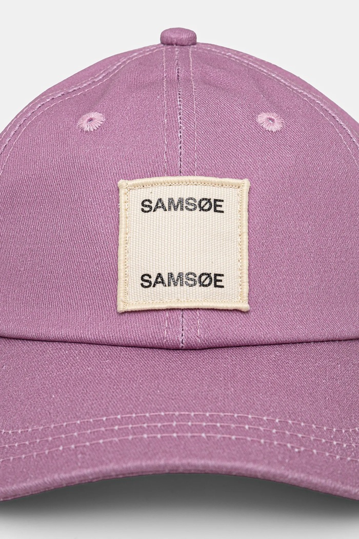 Samsoe Samsoe șapcă de baseball din bumbac SASAMSOE F25100107 roz SS25