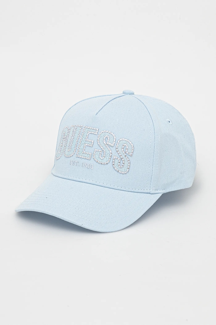 Kšiltovka Guess INES jemný vzor modrá W5GZ15.WEGD0