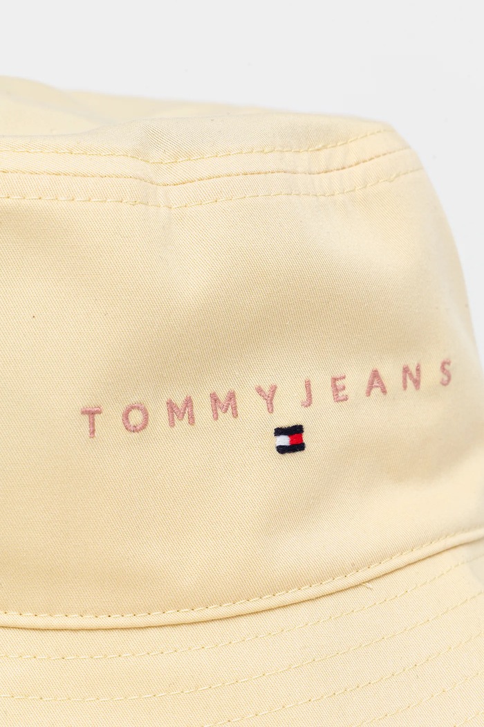 Akcesoria Tommy Jeans kapelusz bawełniany AW0AW17311 żółty