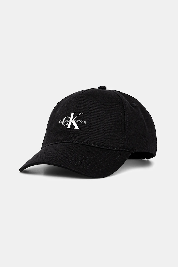 Calvin Klein Jeans șapcă de baseball pentru femei din bumbac negru LV04K5027G