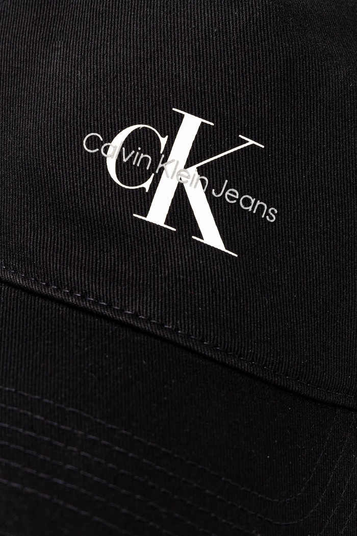 Calvin Klein Jeans șapcă de baseball pentru femei din bumbac LV04K5027G negru SS26