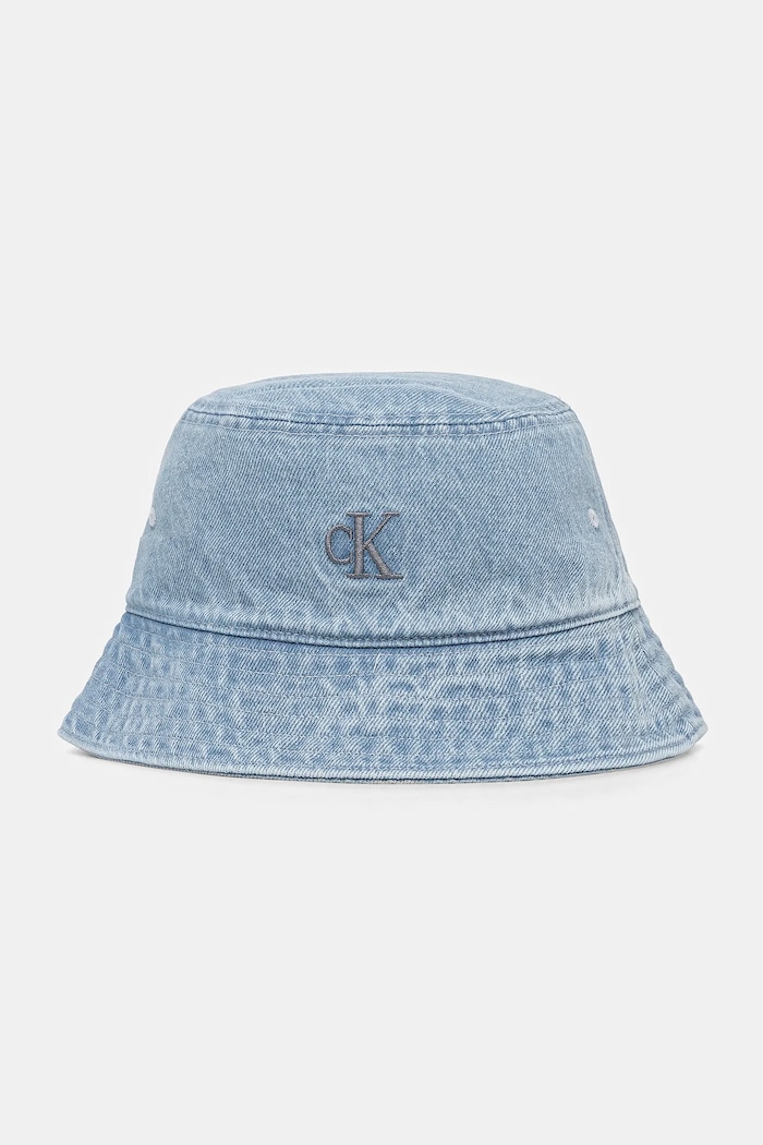 Βαμβακερό καπέλο Calvin Klein Jeans βαμβάκι μπλε LV04K5021G
