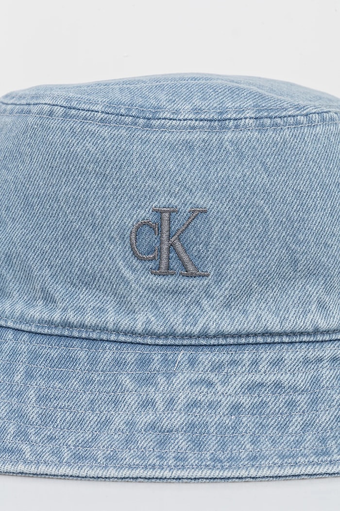 Αξεσουάρ Βαμβακερό καπέλο Calvin Klein Jeans LV04K5021G μπλε