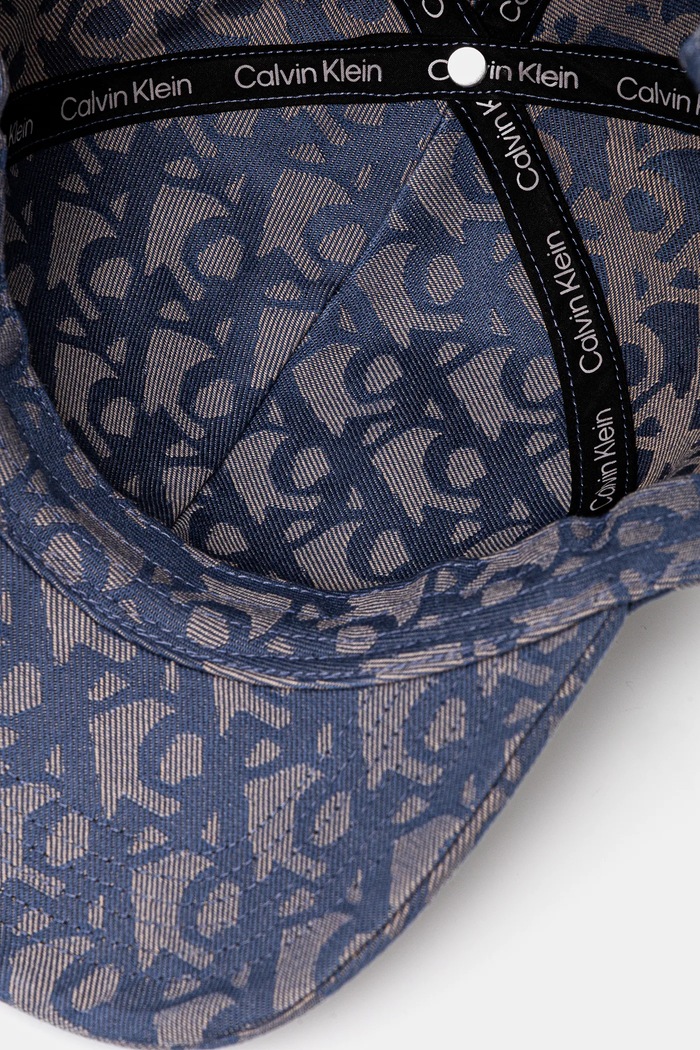 Šiltovka Calvin Klein Jeans modrá LV04K5058G
