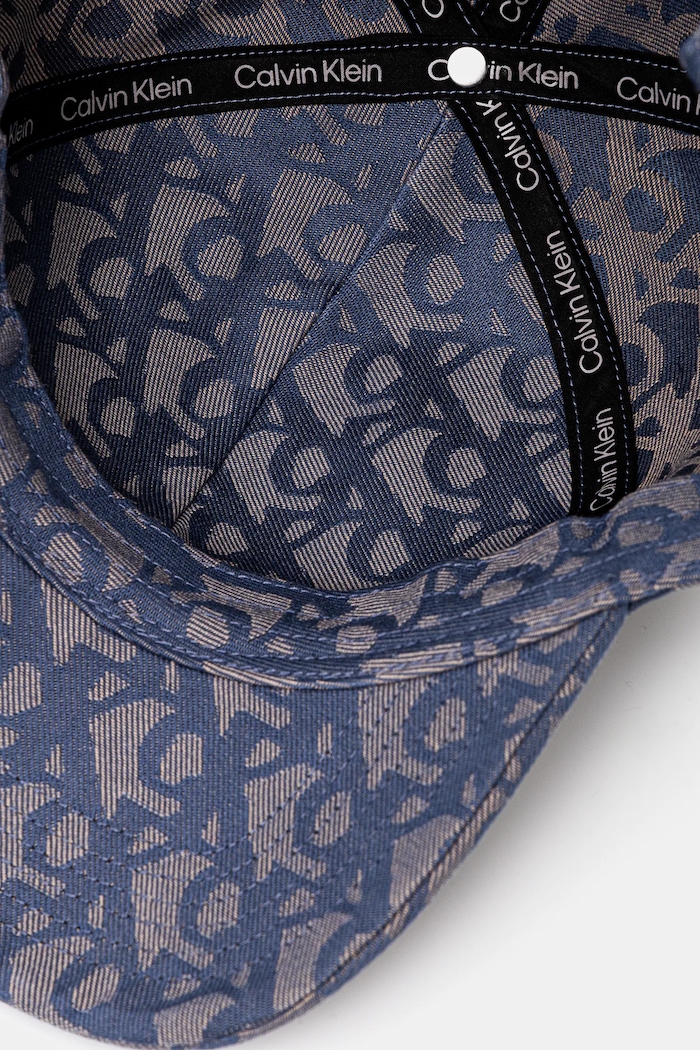 Šiltovka Calvin Klein Jeans modrá LV04K5058G