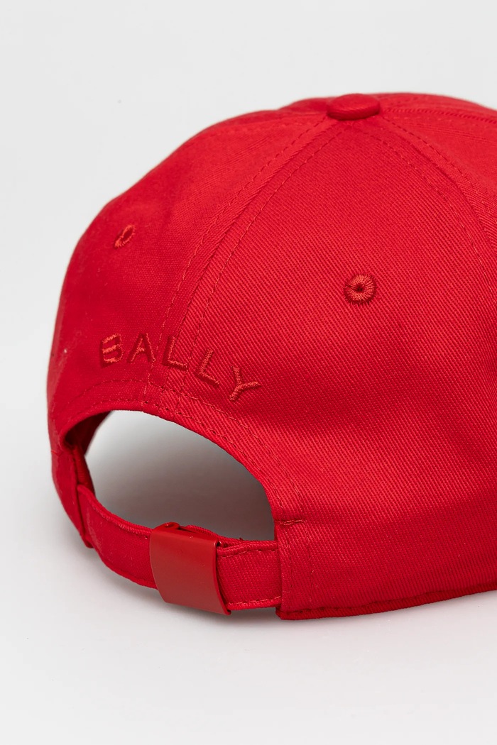 Doplňky Bavlněná baseballová čepice Bally WHA020 červená