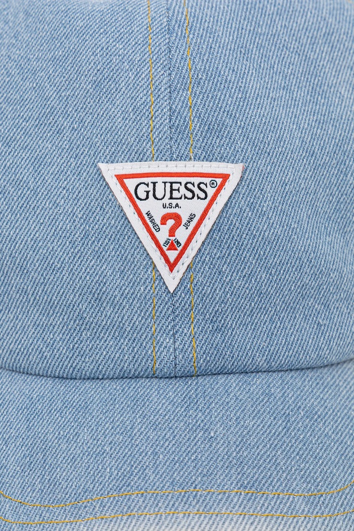 Džínsová šiltovka Guess AW5288.COT01 tmavomodrá SS25